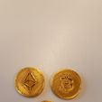Cryptocoins.jpg Crypto Shopping Cart Coins replace 0.5€ - 1€ - 2€