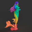 Part1-Camera-3.png Sci-FI Mermaid - 3D print ready - 3D print model