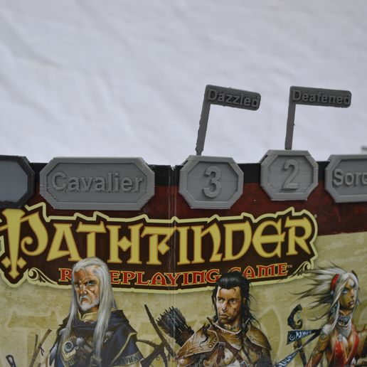 STL file Blank D&D / Pathfinder Initiative Tracker 🎲 ・3D print model to ...