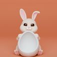 2.jpg Easter Bunny - Planter Pot | Egg Holder | Cute Rabbit Decoration | Basket