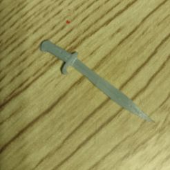 GI JOE 1985 SNAKE EYE SWORD