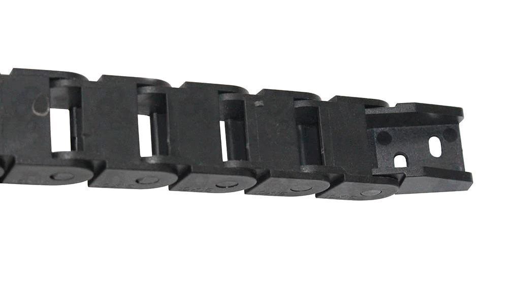 Fasizi 7x7 Mm Zugkette Für 3D-Drucker – Halbgeschlossen, Kunststoff, Schwarz – Perfekt Für Kabelmanagement