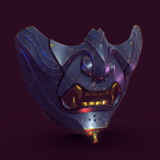 Jin Sakai mask 3D model