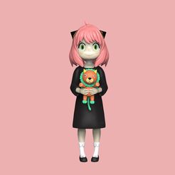 AS3.jpg STL file ANYA - SPY X FAMILY・3D print model to download