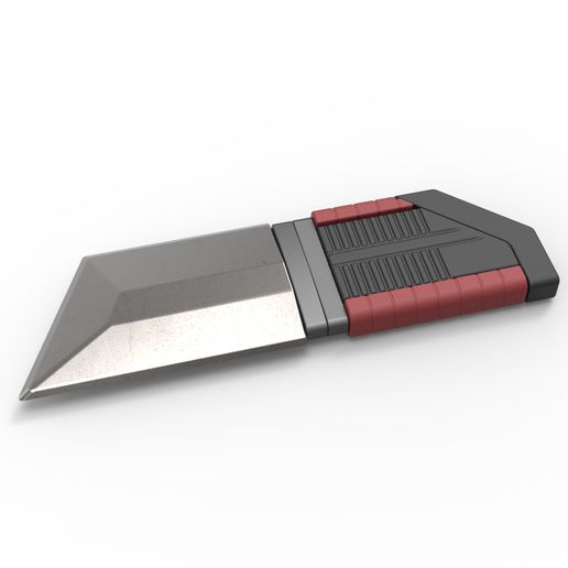 Mandalorian mini knife from The Book of Boba Fett TV series 3D model