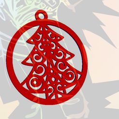 ARBOL.jpg 3D file CHRISTMAS TREE ORNAMENT・Template to download and 3D print