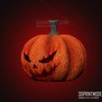 Jack_O_Lantern_Halloween_3d_print_model_stl_file_04.jpg Jack O Lantern Cosplay - Halloween Pumpkin Head Costume - Premium STL