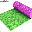4.png Texture Roller Polymer clay / Moroccan Seamless Pattern Pattern 132 *2 Size- Solid,Hollow/ Digital STL File* File For Use In A 3D Printer