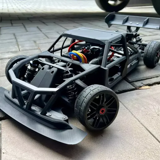🚗 STREET BASHER 3D PRINTED RC CAR 1/7・Free STL File for 3D printing・Cults