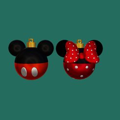 minnieball11.png Mickey and Minnie Christmas ball