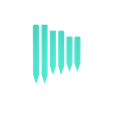 Untitled.png Herb Marker Clay Cutter - Plant Stake STL Digital File Download- 3 sizes and 2 Cutter Versions