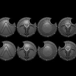 Minotaur-Remake1.jpg Greek Inspired Sci Fi Shields
