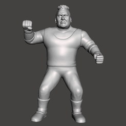Screenshot-1224.png Файл STL WWE WWF LJN Style Nasty Boys Brian Knobbs Custom Figure・3D-печать дизайна для загрузки