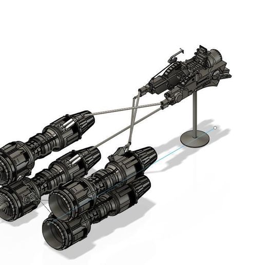 ⭐ Star wars Ben Quadinaros BT310 Podracer・ 3D File for 3D printing・Cults