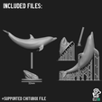 dolphin.png 3D file Dolphin - Animal・Design to download and 3D print