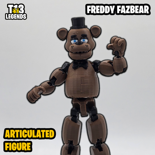 Freddy Fazbear - Five Nights At Freddy's Inspired T13 Legends
