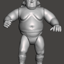 Unti.png Fichier OBJ wwf wwe aew ecw wcw retro・Design pour imprimante 3D à télécharger
