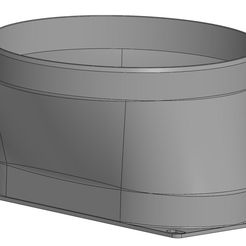 120x240x200.jpg Adapter (flange) for an asicle 120x240x200mm