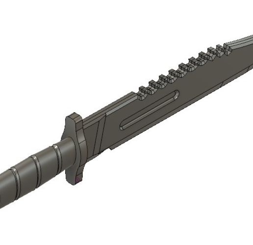 Fallout combat knife - 3D model önizlemesi