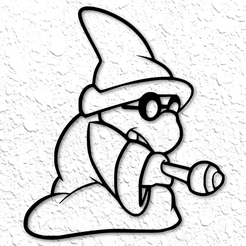 project_20230329_1728556-01.png Fichier STL Kammy Koopa Mario Bros Wall Art Super Mario Wall Decor・Modèle à télécharger et à imprimer en 3D