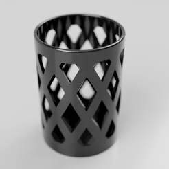 20190721_122832000_iOS.png Archivo STL gratis Portabolígrafos de diamante・Objeto para impresora 3D para descargar