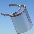 6.JPG STL file Pivoting protective visor・3D printer design to download