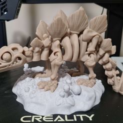¡Estegosaurio esqueleto de Flexi Factory con archivos 3mf incluidos!