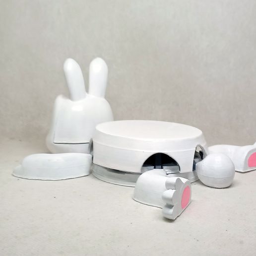 016.jpg bunny  cup holder  (No Supports needed)