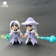 5.jpg Luna The Little Mage Set | Cute Wizard Magician | Flexi | Print In Place