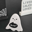 Thangs-product-photo-boo.png "Boo!" Kawaii Smiling Ghost Halloween Decor | Spooky Cute Table Decor