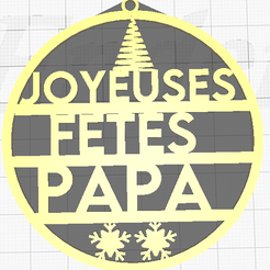 Papa1''.png Christmas ball Papa Happy Holidays