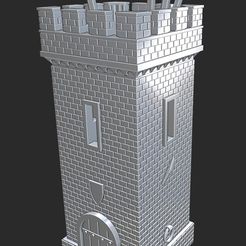 t1.jpg Download STL file Pencils Pens holdel medieval tower style • 3D printer design, iz1oqu
