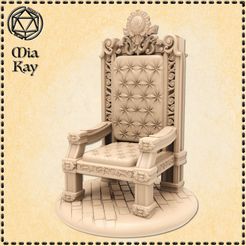 throne.jpg Fichier STL Trône・Objet pour impression 3D à télécharger