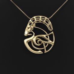 Capricorn_NoText_003-Golden.jpg Colgante Zodíaco Capricornio