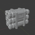 CanisterStackConcept.png Sci-Fi Scatter Terrain - Canister Stacks (2 Sizes)