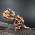 6080.jpg Biting Carnosaur Skeleton - Biting articulated Dinosaur