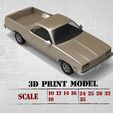 0.jpg 3D print model Chevy El Camino Fifth generation