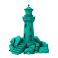 eaueaueaueauauau.jpg Lighthouse / house / architectural / Lighthouse stl /  gothic  Lighthouse