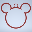 porteclémick2.png STL file mouse key ring・3D printing design to download