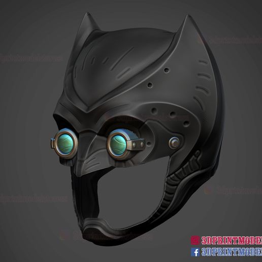 Owlman_helmet_3d_print_model_05.jpg Owlman Cosplay Helmet - DC Comics - Gotham Knights