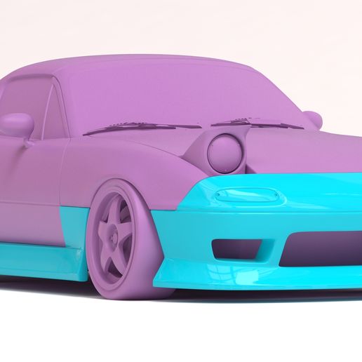 🌆 Miata KBD Body Kit Printable・ 3D File for ・Cults