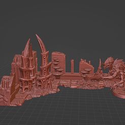 Bug-Infested-Floor-Ruins-2-01.jpg 3D file Bug Infested Floor Ruins 2 Terrain wh40k・3D printing template to download