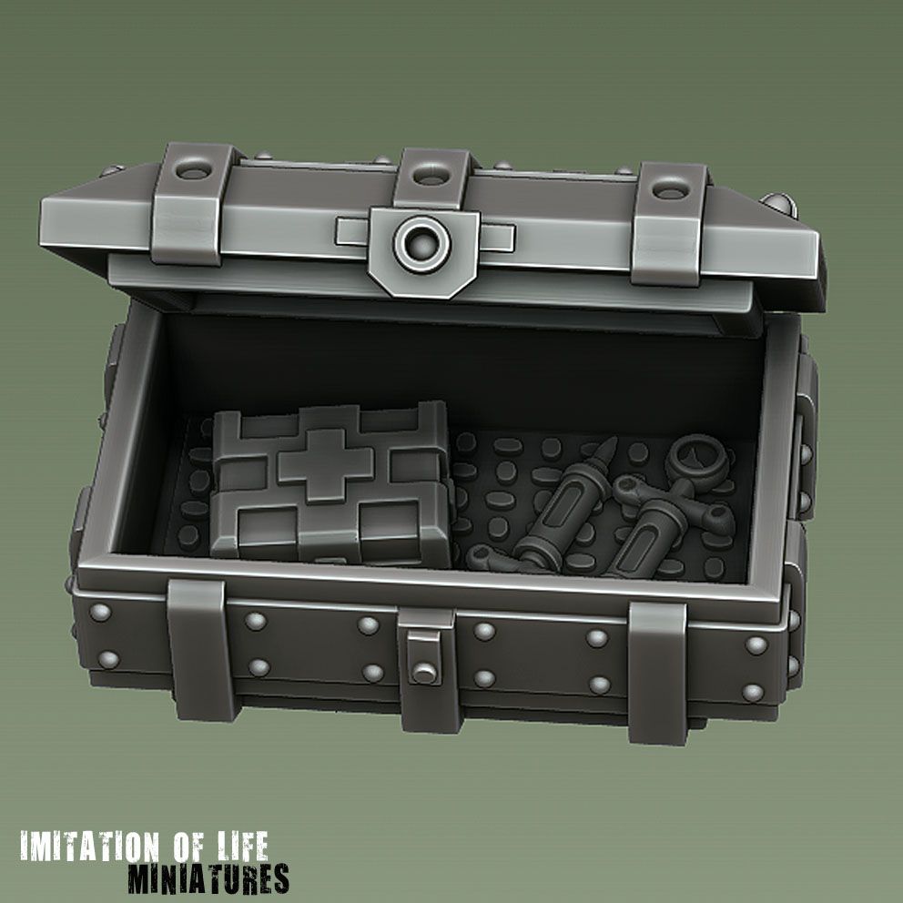 MINIATURES Archivo 3D Lootcrates set 1・Plan de impresora 3D para descargar, imitationoflife
