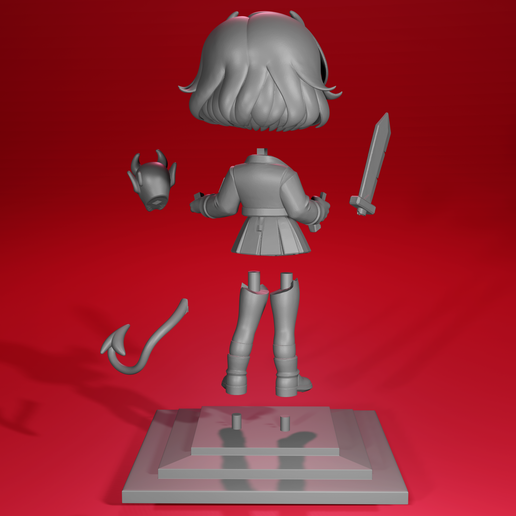 6.png Guerreiro Infernal STL