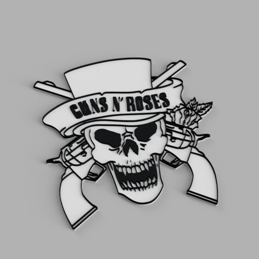 guns n roses stencil