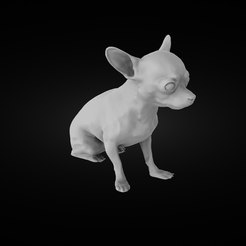 Chihuahua-render1.png Фигурка чихуахуа