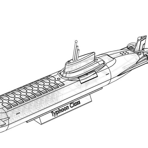 d.jpg Typhoon Class Submarine 3d Model