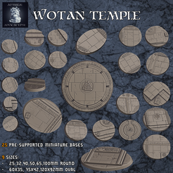 sirminipromo.png The Wotan Temple Set (25 pre-supported models)
