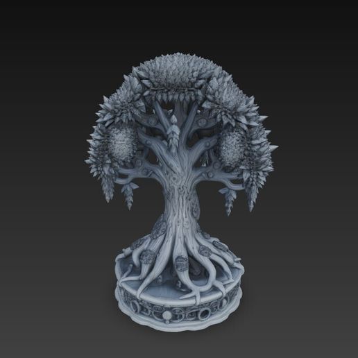 🌳 3D Printable Tree of Life and Wisdom Sculpture・ STL File for 3D ...