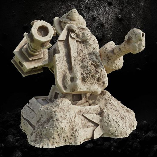 3D file Stoneforge Goliath - Ancient Battle Sentinel ♟ ・3D printing ...